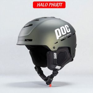 Nón Bảo Hiểm POC P10 Xanh Titan Retro Nhám