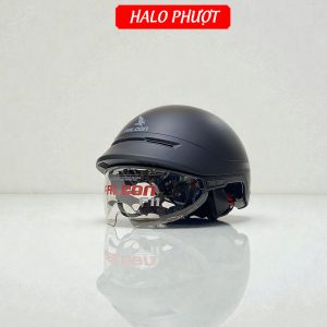 Nón Bảo Hiểm Falcon F11 Đen Nhám Kính Đổi Màu