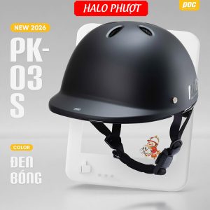Nón Bảo Hiểm Trẻ Em POC PK03 Đen Nhám