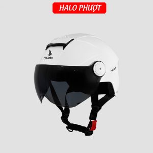 Nón Bảo Hiểm Falcon F19 Trắng Bóng