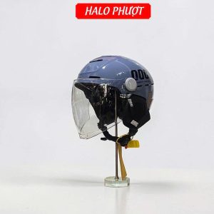 Nón POC P10 Xi Măng Bóng Kính Dài Chuẩn Xe Máy