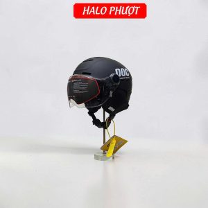 Nón POC P10 Đen Nhám Kính Ngắn Chuẩn Xe Máy