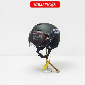 Nón POC P10 Retro Nhám Kính Ngắn Chuẩn Xe Máy