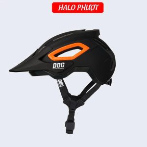 Nón POC P18 Đen Nhám Cam