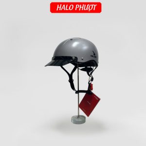 Nón Falcon F08 Xám Nhám Lưỡi Trai Nam Châm