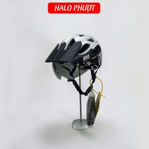 Nón POC P07 Trắng Bóng độ kính nam châm