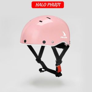 Nón Nửa Đầu Falcon F08 Hồng Nguyên Mẫu