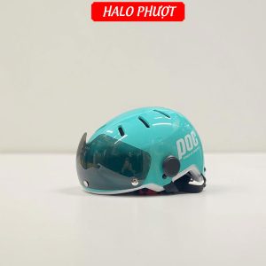 Nón POC P05 V2 Xanh Mint Kính Đen (chuẩn xe máy)
